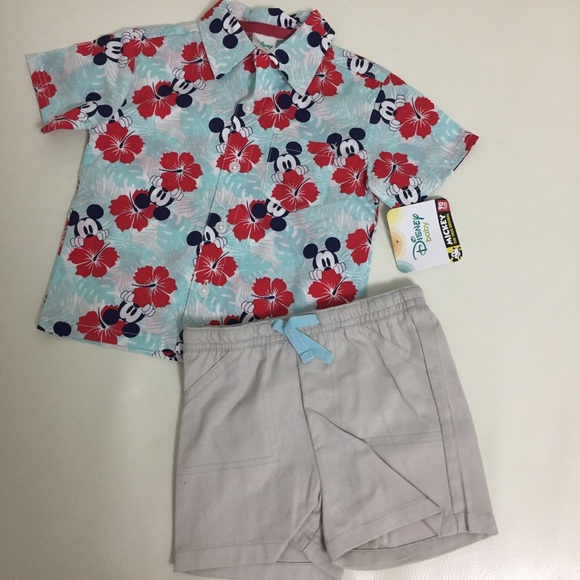 Disney MICKEY mouse set shirt with short - Picture 6 of 6